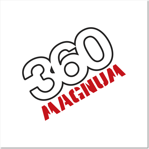 360 Magnum - Badge Design Wall Art by jepegdesign